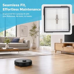 HEPA filters set van 4 - vervangingsaccessoires - wasbaar - efficiënt voor Robo.rock Q10 S5/Q10 S5+ - ShopVlot — thumbnail 5