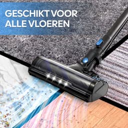 AG Steelstofzuiger Draadloos – Midnight Blue – Stofzuiger Zonder Zak – Krachtige Zuigkracht – Geschikt voor Dierenharen – Kruimeldief – HEPA-filter – 45 Min Accuduur – LED-Verlichting – Lichtgewicht — thumbnail 5