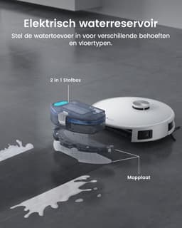 Lefant M1 Robot Vacuum Cleaner, dToF Laser Navigation ,5500Pa Suction — thumbnail 5