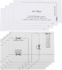 4-delige AirClean-filters en motorbeschermingsfilters voor Miele Compact C1 C2 C3, Complete C1, Classic C2 C3 S2 S4 S5 S6 S8 S241 S290 S300i S500 S700-serie stofzuigers-Voeg 2 schoonmaakborstels toe — thumbnail 2