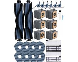 PromoHome 29-Pack Vervangende Accessoires voor Eufy X10 Pro Omni Robotstofzuiger - Hoofdborstel, Zijborstels, HEPA-filters, Stofzakken, Dweilpads.