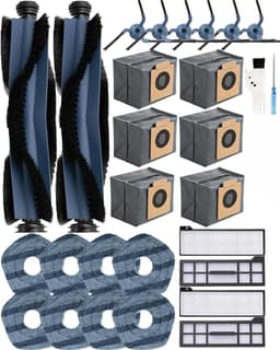 PromoHome 29-Pack Vervangende Accessoires voor Eufy X10 Pro Omni Robotstofzuiger - Hoofdborstel, Zijborstels, HEPA-filters, Stofzakken, Dweilpads. — thumbnail 1