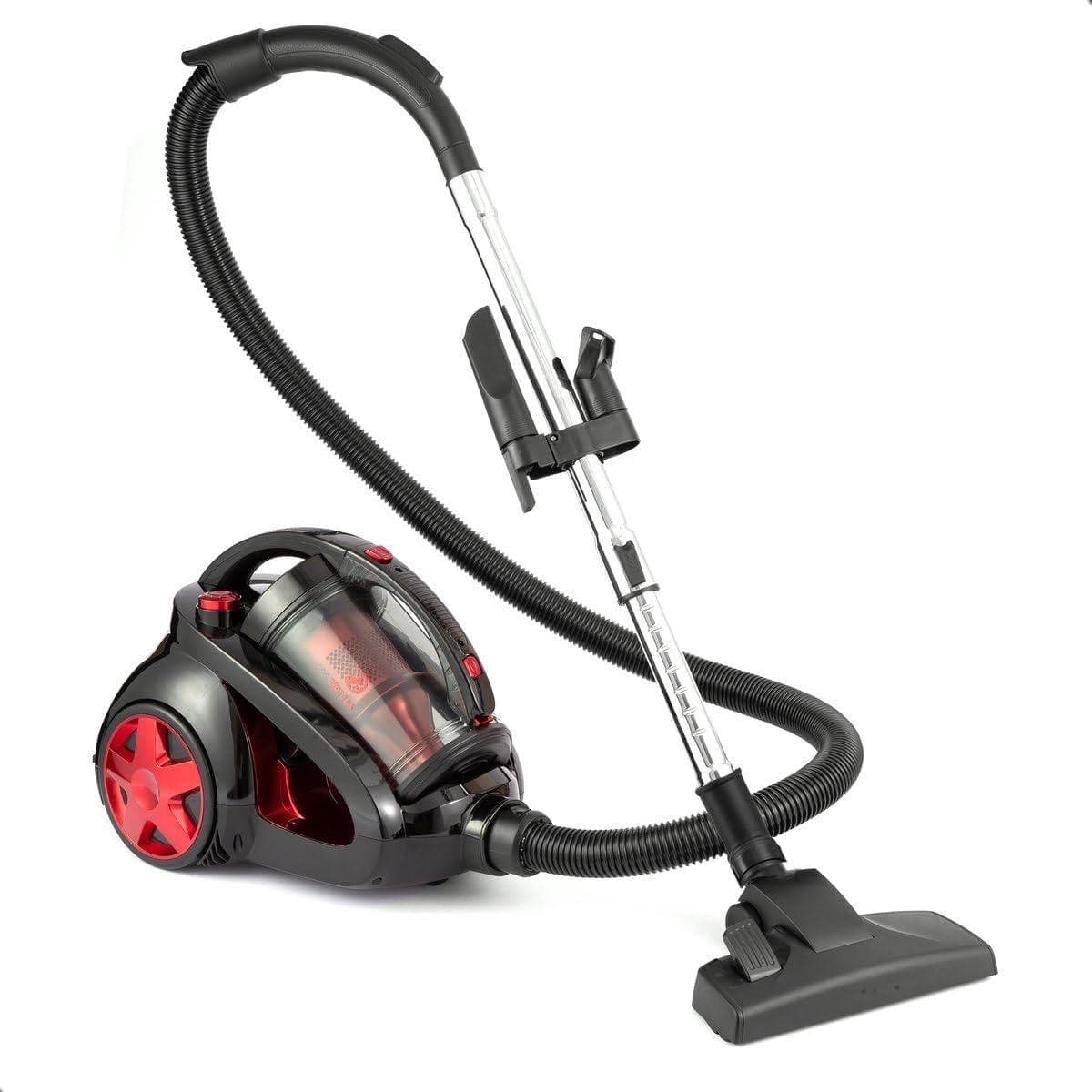 Stofzuiger zonder zak - Cilinder stofzuiger - Krachtig schoonmaken - Moderne cycloontechnologie - 2 liter capaciteit - Rood — afbeelding 1