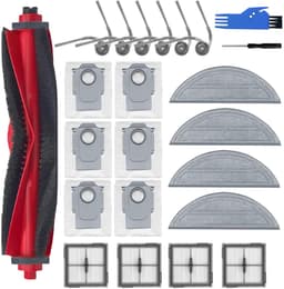 Dailygoods- Accessoiresset 21-delig - Voor Roborock Q10 S5+ - 1 Hoofdborstel - 4 HEPA-filters - 6 Stofzuigerzakken - 6 Zijborstels - Stofzuigeraccessoires — thumbnail 4