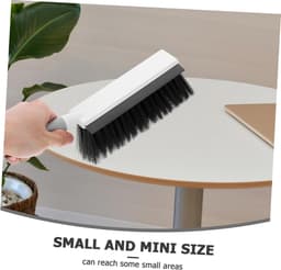 Mini Bezem Stoffer - Schoonmaakset - Bureau Reinigen - Geïntegreerd Ontwerp - 33x23x7cm - Grijs — thumbnail 5