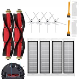 Accessoires voor robotstofzuigers Xiaomi RoboRock S5, S6, S5 Max, S6 MaxV, S6 Pure - 14-delige set inclusief filters en borstelkoppen - Afneembare hoofdborstelset — thumbnail 4