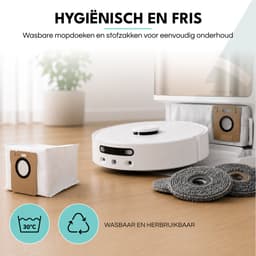 ZENC® Accessoireset Geschikt voor Dreame L10s Ultra, L10 Ultra, S10(pro) & Xiaomi X10/X10+ - Robotstofzuiger - Onderhoudsset - HEPA-filters - Borstels - Stofzakken - Dweilpads — thumbnail 3