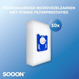SQOON® Serviceset geschikt voor Philips, AEG, Electrolux stofzuigers - Gelijk aan model: FC8031 - Met HEPA-filter en geurstaafjes voor schone en frisse lucht tijdens het stofzuigen — thumbnail 4
