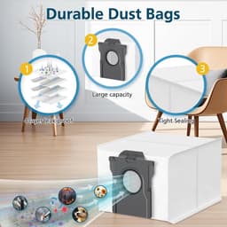Accessoireset geschikt voor Dreame L10s Ultra Gen 2 / L10s Pro Ultra Heat / X30 Ultra / Mova E30 Ultra, met hoofdborstels, stofzakken, dweildoeken, zijborstels en filters — thumbnail 3