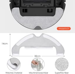 Geschikt voor Dreame D10Plus Gen2 Veegrobot Accessoires Vervangingsset Hoofdborstel Filter Zijborstel Accessoireset -18 stuks — thumbnail 3