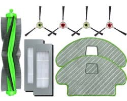 onderhoudsset robotstofzuiger - 9 stuks - geschikt voor iRobot Roomba Combo 113 - Onderhoudsset alternatief voor 4719025 - voor robotstofzuiger met dweilfunctie
