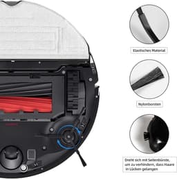 17-delige accessoireset geschikt voor Roborock S8 / S8+ robotstofzuigers, inclusief 2 hoofdborstels, 4 reinigingsdoeken, 4 filters, 6 zijborstels, 1 reinigingsborstel — thumbnail 3