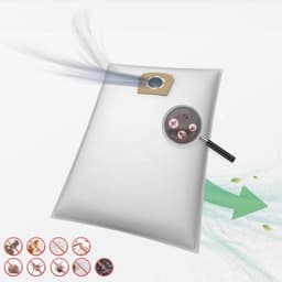PromoHome 10 stofzuigerzakken universeel voor ketelzuigers - Hoge filtratie en duurzaam geschikt voor Makita VC2000L — thumbnail 4