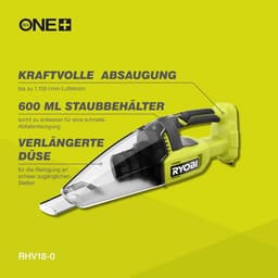 Ryobi RHV18-0 One+ 18V Accu Handstofzuiger body - 0,6L — thumbnail 4