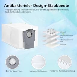 PromoHome 23-delig accessoireset voor robotstofzuigers - Geschikt voor Roborock Saros 10 robotstofzuiger — thumbnail 5
