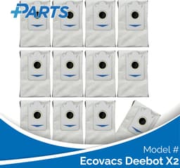 Ecovacs Deebot X2 Stofzakken (12 Stuks, Plus.Parts® alternatief voor DDB030025) — thumbnail 1