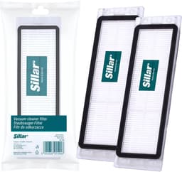 Sillar, set 2 stofzuigerfilter, HEPA, luchtfilter, geschikt voor robotstogzuiger Xiaomi Roborock E20 E25 E35 Lite C10 S5 S50, vervanging — thumbnail 1
