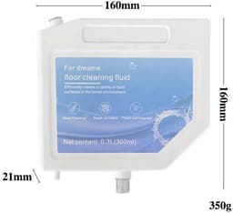 Schoonmaakmiddel Cartridge 2x - Geschikt voor Dreame S10 series en L10s Ultra - schoonmaak cartridges - Voor dweilen en reinigen van de vloer — thumbnail 4