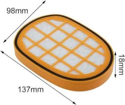 Stofzuigerfilters - 3 Stuks - Stofzuiger Schuimfilter - Steelstofzuiger - Schuimfilter - Filter Geschikt Voor Philips Speedpro Max 8000 Serie Fc5005/01, Cp0663/01 Aqua 7000 Serie Vervanging Schuimrubber Onderdeel - Oranje Kleur — thumbnail 2