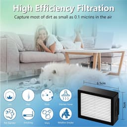 6 Stuks HEPA filter geschikt voor iRobot Roomba E en I series - i2 - i3 i3+ - i4 i4+ - i6 i6+ - i7 i7+ - i7plus - i8+ - E5 E6 E7 - Stofzuiger onderdeel - Filter — thumbnail 2