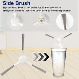 19 stuks accessoires kit gescht voor Dreame L10s Ultra Robot Stofzuiger, Vervangende Onderdelen Hoofdborstel, Zijborstel, Filter, Mop Doeken, Stofzak — thumbnail 4