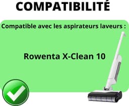 Accessoirespakket voor Rowenta X-Clean 10 - Microvezelborstelrol en HEPA-filter — thumbnail 5