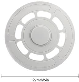 2 stuks- Mopplaat - Vervangende doek,Geschikt voor Roborock P10 Pro/P10S/P10S PURE/QRevo MaxV/QRevo Pro/QRevo S/Qrevo Plus（1 reinigingsdoek en 1 dweilhouder） — thumbnail 2