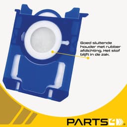 20 Stofzuigerzakken PARTS4® geschikt voor AEG / Philips / Electrolux S-BAG | Made in Europe | Passend in o.a. AEG VX4, VX6, VX7, VX8, 6000 serie, GR201 of Philips Active, PowerPro, PerformerPro, PH99, FC8021/03, FC8021/05 — thumbnail 2