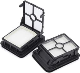 PromoHome 2 stuks vervangingsfilters en 2 stuks multifunctionele borstelrol voor draadloze kruisgolf reinigers - Universele accessoireset voor diverse merken — thumbnail 3