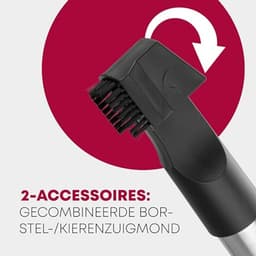 Stofzuiger met energiebesparing van 700 watt | 5-voudig microfiltersysteem | Omkeerbare vloerborstel | Vaatzuiger met zak — thumbnail 5