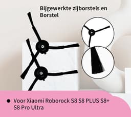 Replacements® Onderdelen geschikt voor de Roborock S8 stofzuiger - 13-delig — thumbnail 5