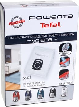 Rowenta Hygiëne+ ZR2005 - Stofzuigerzakken - 4 Stuks - HEPA - Geschikt voor Allergieën - Origineel Accessoire — thumbnail 4