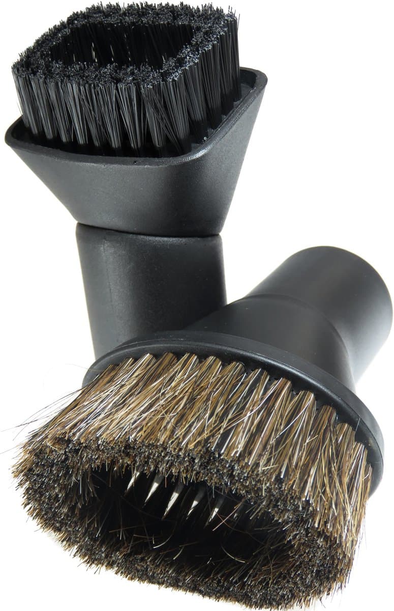 Dparts Stofzuiger Plumeau - Zacht en Hard - Universeel stofzuigermond set geschikt voor Miele Bosch Siemens Philips Nilfisk AEG Inventum Bestron Karcher Numatic stofzuiger - 32mm + 35mm - Kleine zuigmond borstel mondstuk accessoire hulpstuk — afbeelding 1