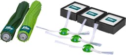 Sillar, stofzuiger accessoirekit, vervangingen, geschikt voor iRobot Roomba i7 i7+/i7 Plus serie E5 E6 E7, 3 stofzuigfilters + 3 veegborstels + 2 rubberen borstel, voor meerdere oppervlakken, 8st — thumbnail 1