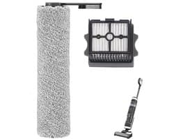 Rollerborstels en filter - Accessoirepakket - Reserveonderdelen Geschikt Voor Tineco Pro Led C/Chorus Pro Station/Booster/wiper Extreme - 1 Rolborstels + 1 HEPA-filters