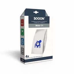 SQOON® Stofzuigerzakken Geschikt voor Miele GN Series – Vervangt Model 9917730 – High Filtration voor Optimale Stofopname - (SQ01) - 4 Stuks — thumbnail 2