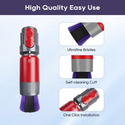 Geschikt voor Dyson V7 V8 V10 V11 V12 V15 stofzuigers, stofborstel die geen strepen achterlaat en krasbestendig is, handige zelfreinigende zachte borstelharen, niet geschikt voor de SLIM-serie — thumbnail 3