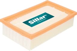 Sillar, 1 x stofzuigerfilter, luchtfilter voor industriële stofzuigers, EPA filter, voor droog gebruik, vervanging, geschikt voor Karcher, Flex, Dewalt 6.904-367, 6.904-208, 6.904-190, 6904367, 6904208, 6904190, 24x14x5.8cm — thumbnail 3