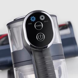 Severin HV 7175 S-POWER Olymp Snoerloze Stofzuiger – 19.000 Pa – Steelstofzuiger met LED-verlichting – 35 min accuduur – Blauw/Metallic — thumbnail 4