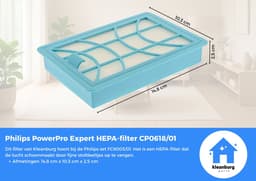 Kleanburg® - Geschikt voor Philips PowerPro Expert - HEPA-filter H11 - 1 stuk — thumbnail 3
