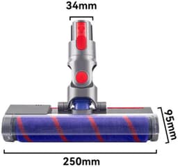 ZUVO Zuigmond met zachte rolborstel - Vacuum cleaner - Geschikt voor Dyson V7 / V8 / V10 / V11 / V15 - Met Led Licht — thumbnail 2