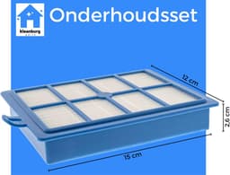 Kleanburg® - Geschikt voor Philips Performer Silent - Onderhoudsset - 10 Stofzuigerzakken - 1 HEPA-filter - 1 Motorfilter — thumbnail 4