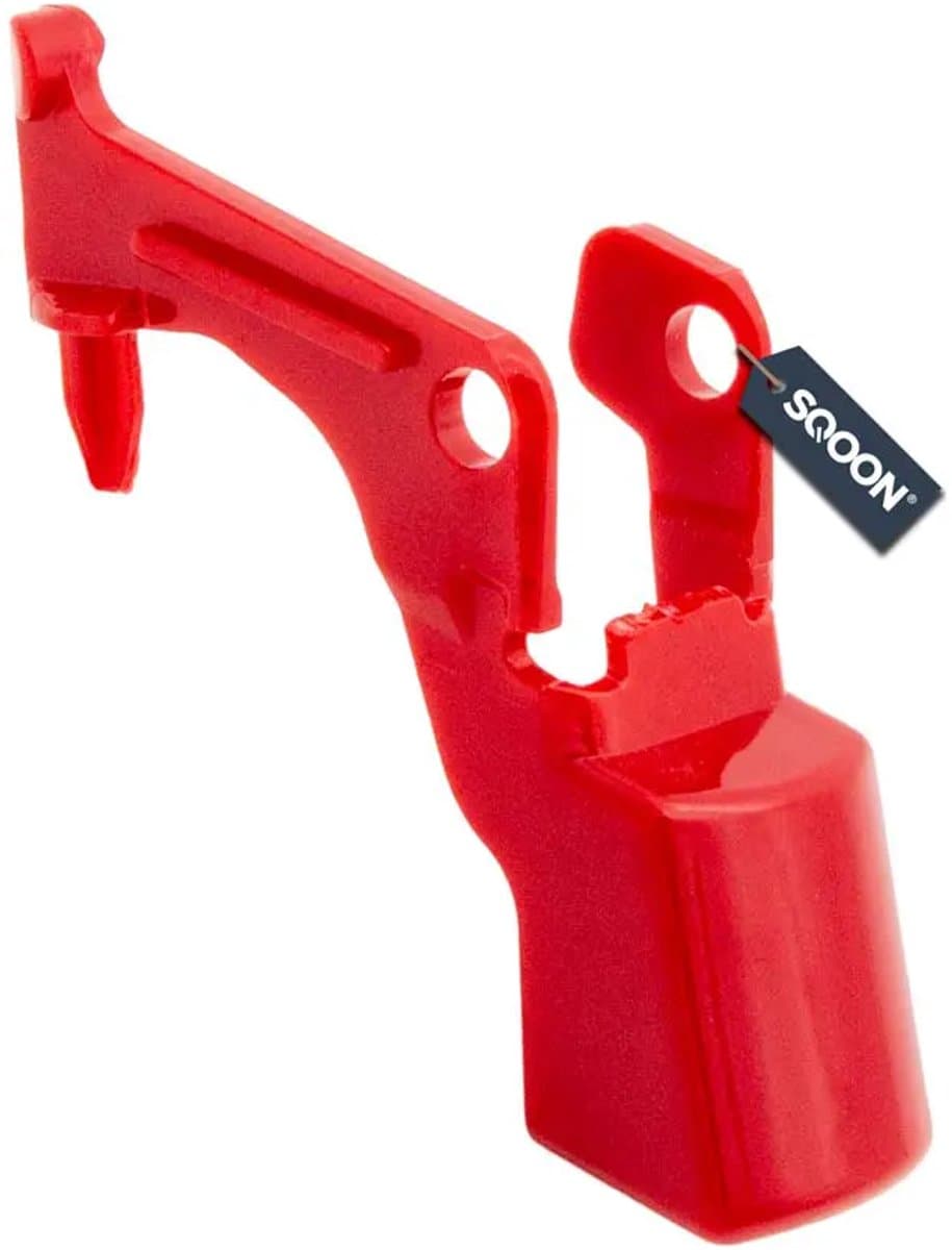 SQOON® Triggerknop reparatie onderdeel voor Dyson V10 / V11 - Gelijk aan model: 970148-01 - Vervanging voor aan/uit-knop behuizing - Perfect voor reparatie van Dyson steelstofzuiger — afbeelding 1