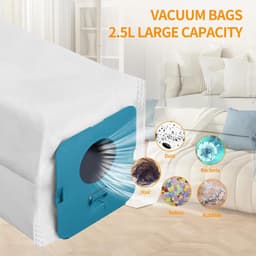 14x Stofzuigerzakken Geschikt voor Samsung Bespoke Jet VCA-ADB95 Clean Station VS20A95923W Reserveonderdelen - Voor VCA-ADB95 Stofzuiger Filter Zakken — thumbnail 3