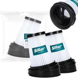 Sillar, filter voor stofzuiger, geschikt voor staande stofzuigers van Gorenje, ETA, Grundig, vervanging voor filters 9178008590 / 573575 / ETA044900020, 2 stuks — thumbnail 1