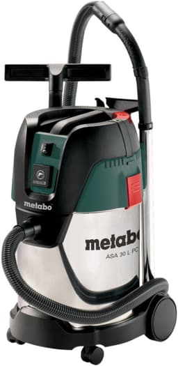 Metabo ASA 30 L PC Inox nat- en droogzuiger 1250 W 30 l ( 602015000 ) stofklasse L — thumbnail 1