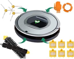 16-delig reserveonderdeel geschikt voor Roomba 700-serie, accessoireset voor stofzuiger Roomba 760 770 780 790 700 — thumbnail 4