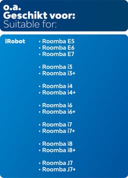 4x Dparts rubberen borstels geschikt voor iRobot Roomba - voor E, I en J series - E5 E6 i3 i3+ i4 i4+ i5 i5+ i6 i6+ i7 i7+ i8 i8+ J7 J7+ - dubbele borstel vervangingsset — thumbnail 2