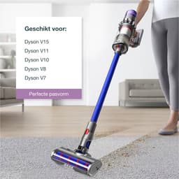 SVENNE® Zuigmond met LED Verlichting geschikt voor Dyson V15 / V11 / V10 / V8 / V7 - Mondstuk Parketborstel Accessoires en Onderdelen voor Steelstofzuiger - Opzetstuk Borstel - Wasbaar — thumbnail 5