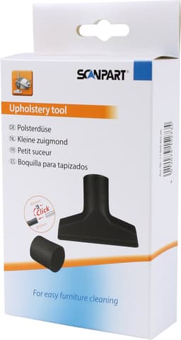 Scanpart stofzuigermondstuk 32 en 35 mm - Meubelborstel - Bekleding - Klein opzetstuk - Kleine zuigmond - Geschikt voor AEG Bosch Electrolux Miele Moulinex Nilfisk Panasonic Philips Rowenta Siemens - Universeel — thumbnail 1